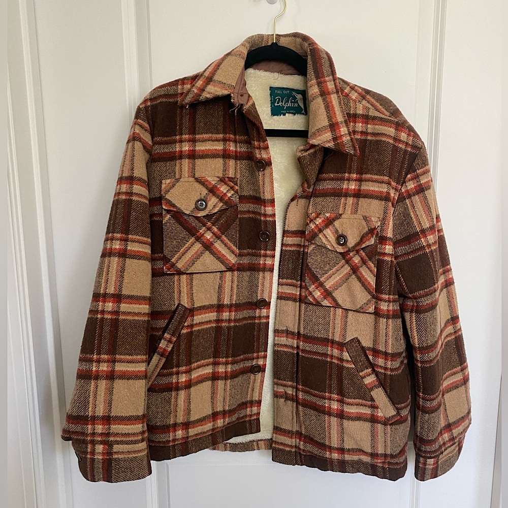 Vintage Winter plaid jacket